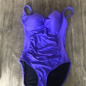 Venus size 14 One Piece Purple bathing suit